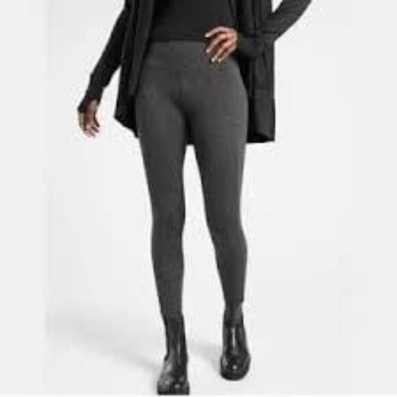Athleta Delancey Textured Tight Leggings Pants Women’s Size Medium - Picture 1 of 10